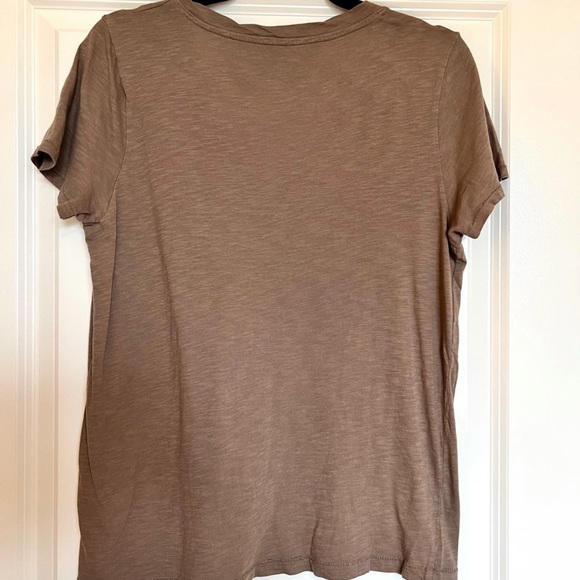 Madewell V-Neck Short Sleeve, Castle Rock - Picture 4 of 4